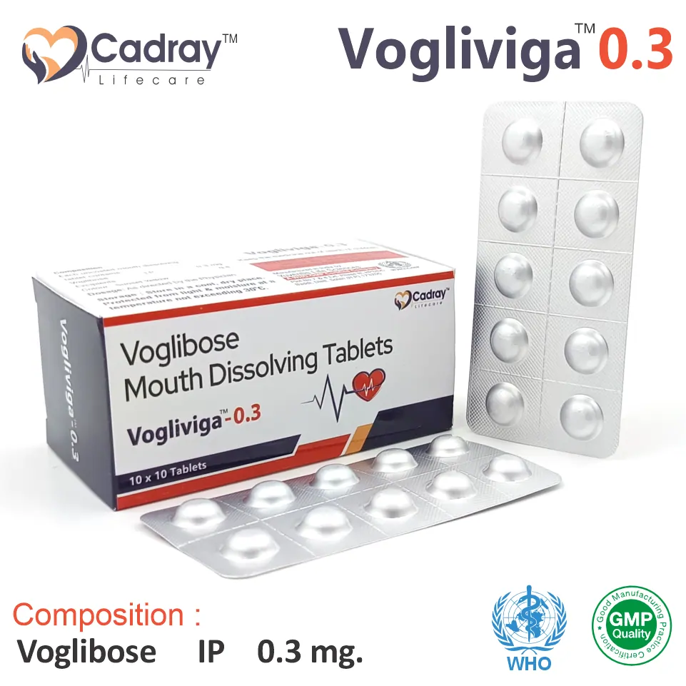 Voglibose 0.3mg Tablet | Antidiabetic Care | Best Price for PCD Pharma Franchise